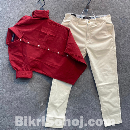 Shirt And Pant Combo For men